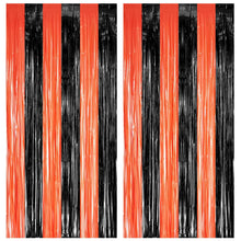 2-Pack Foil Fringe Backdrop Curtains for Party Events