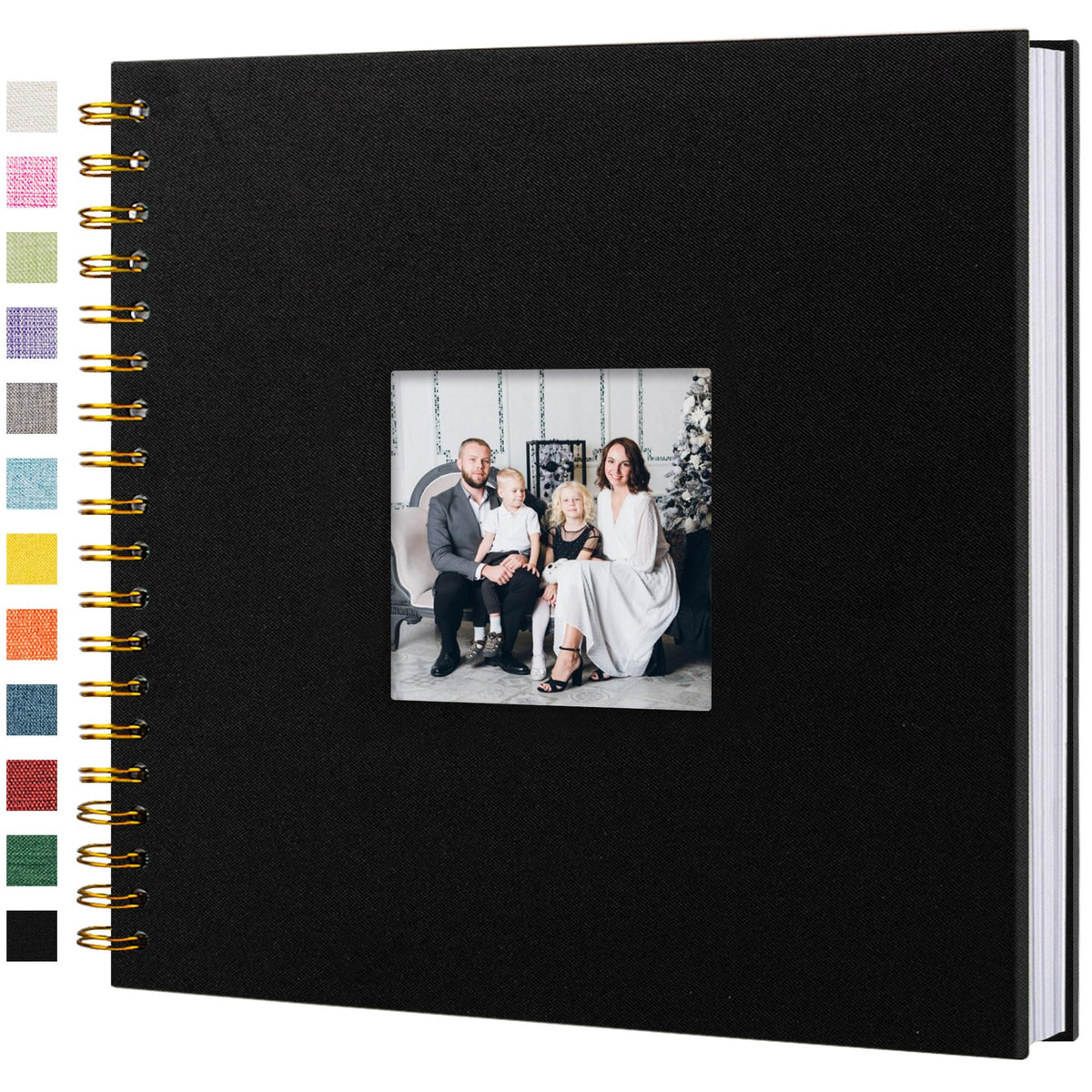 Linen Scrapbook Photo Album for Weddings & Memories