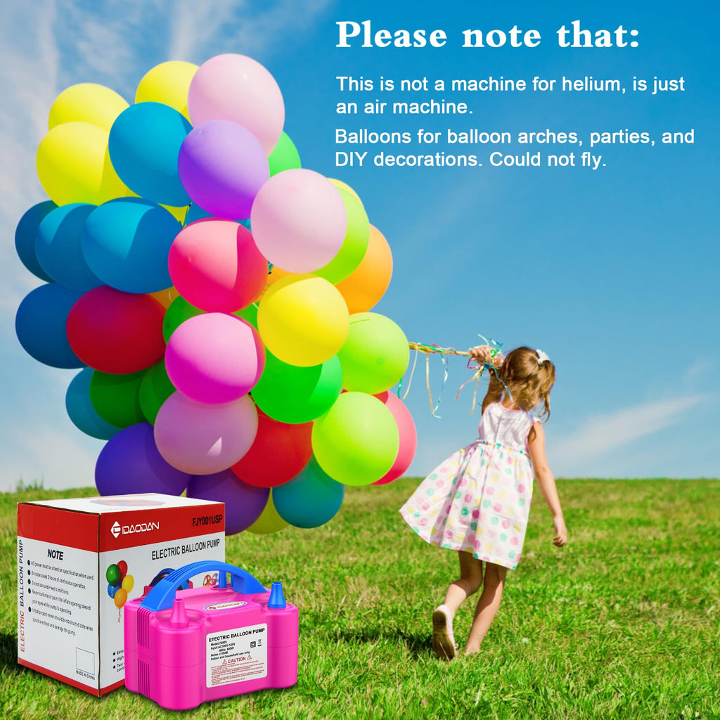 Portable Electric Balloon Pump for Party Decorations