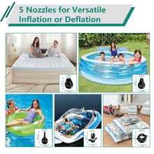 Electric Balloon Pump & Balloon Set with Dual Nozzles