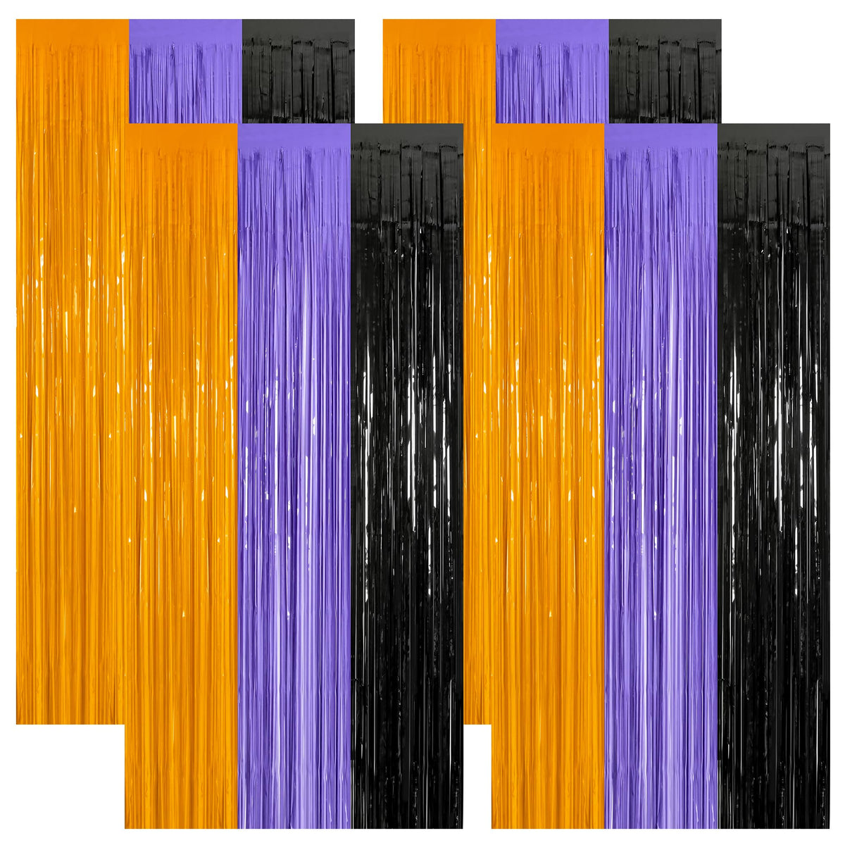 Colorful Foil Fringe Backdrop Curtain for Party Photos