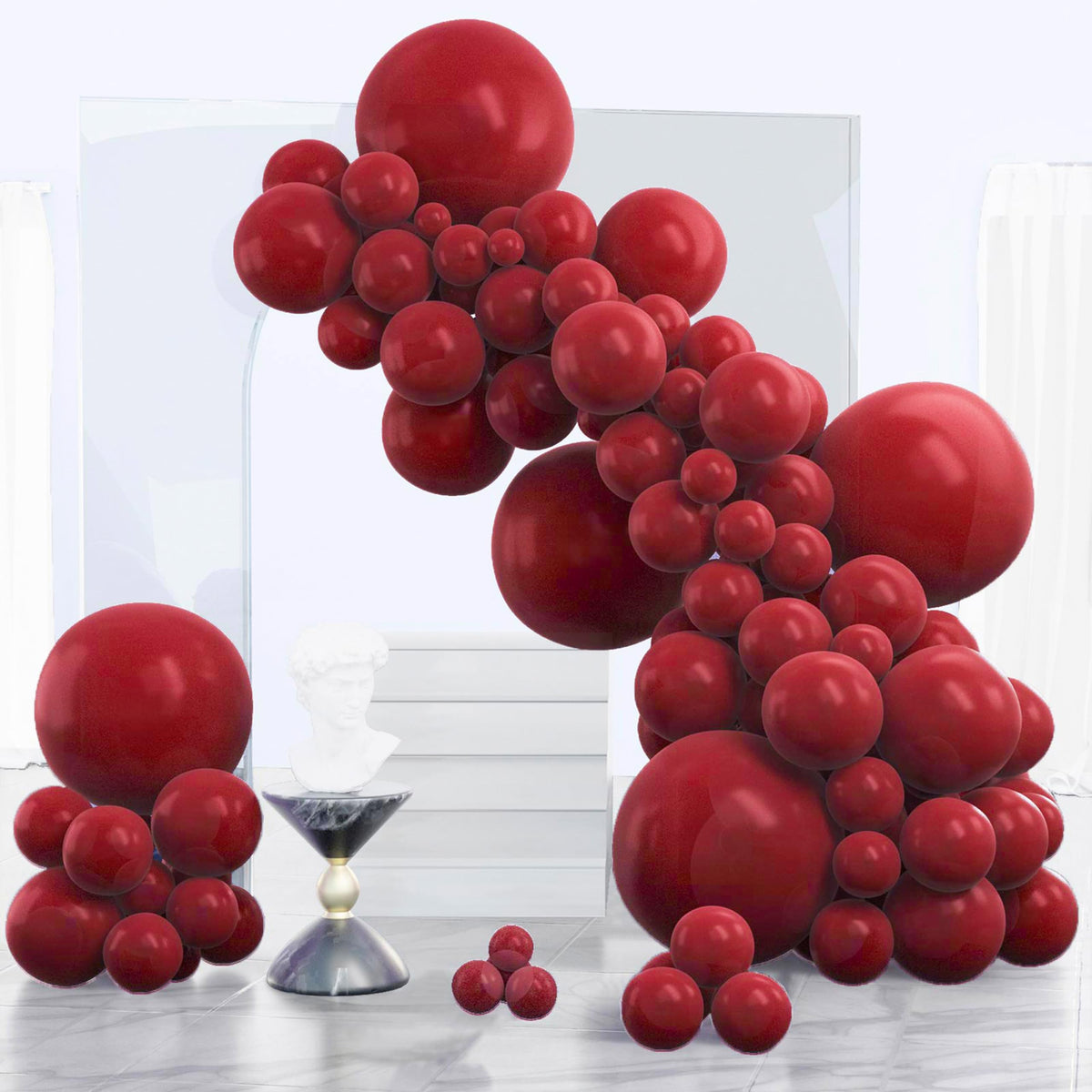 140-Piece Mixed-Size Balloon Pack for Party Decorations