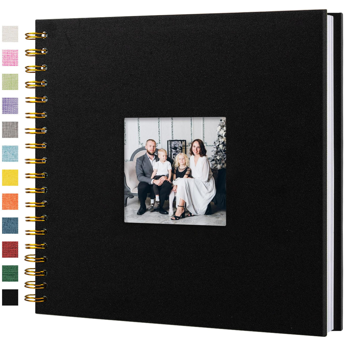 Linen Scrapbook Photo Album for Weddings & Memories