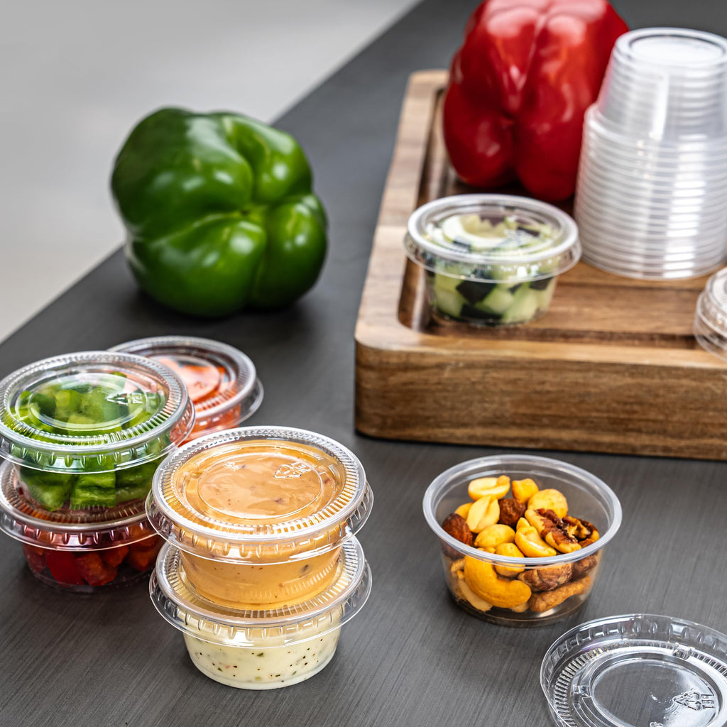 Amazon Basics Disposable Clear Plastic Cups