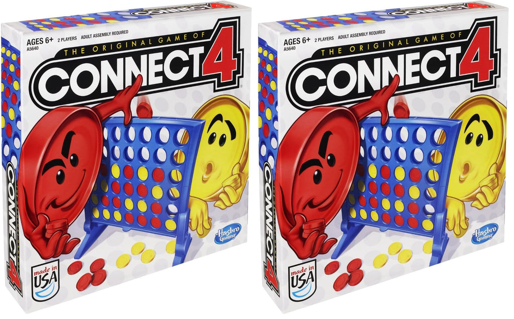 Connect 4 Classic Strategy Board Game for Two Players