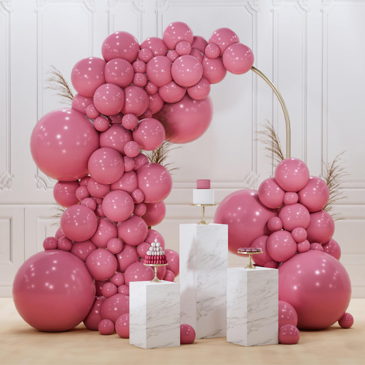 140-Piece Mixed-Size Balloon Pack for Party Decorations