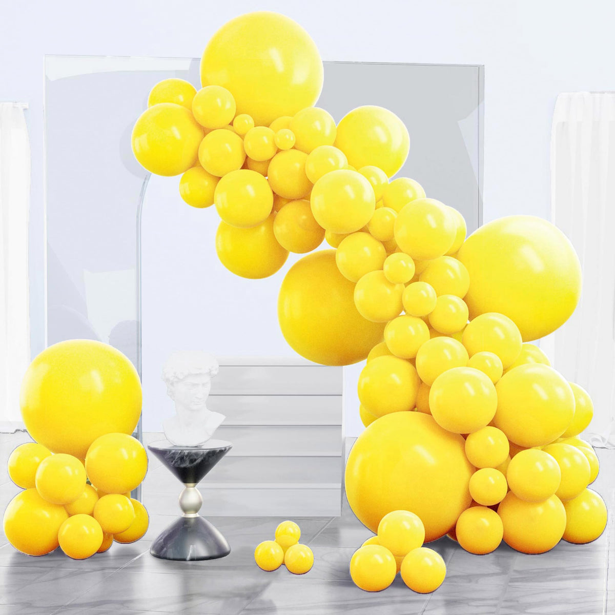 140-Piece Mixed-Size Balloon Pack for Party Decorations