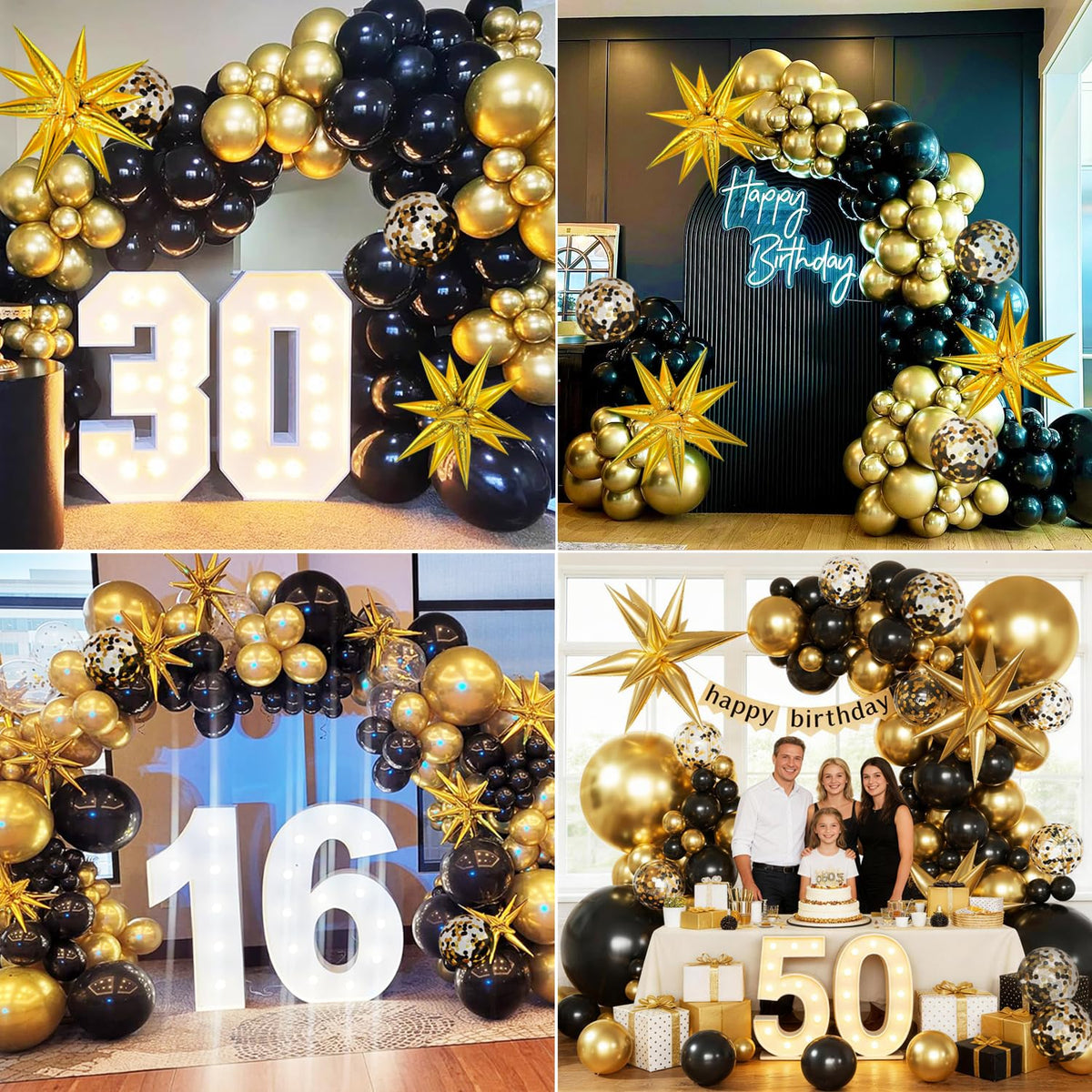 Balloon Garland Arch Kit for Birthday & Wedding Parties