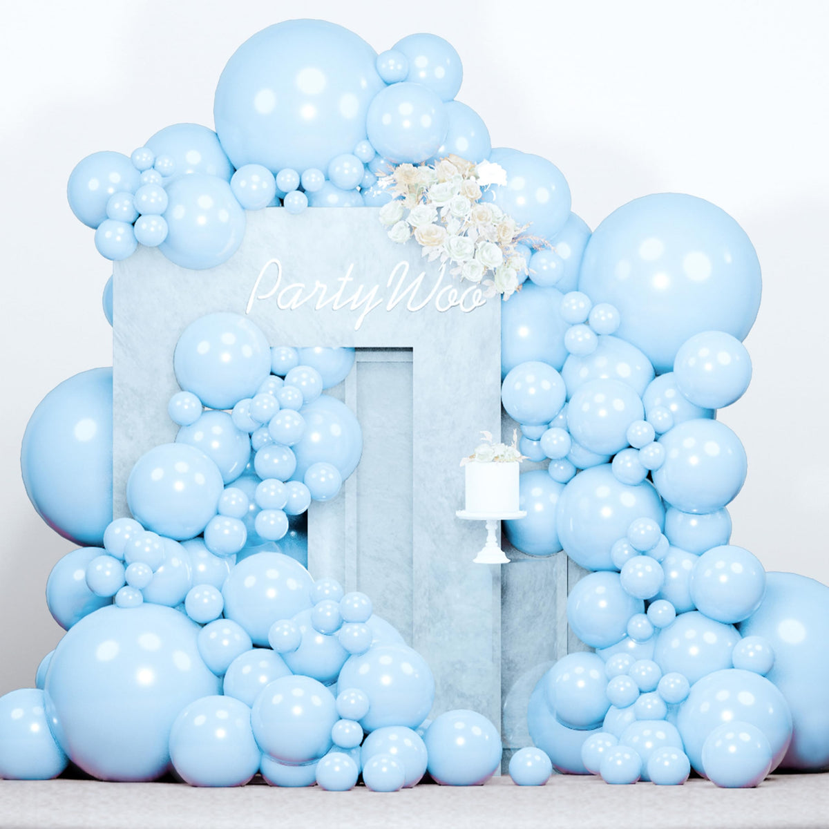 140-Piece Mixed-Size Balloon Pack for Party Decorations