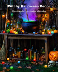 Battery-Operated Flameless Tea Light Candles, 200+ Hours