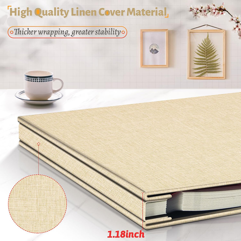 Self-Adhesive Scrapbook Photo Album with Metallic Pen