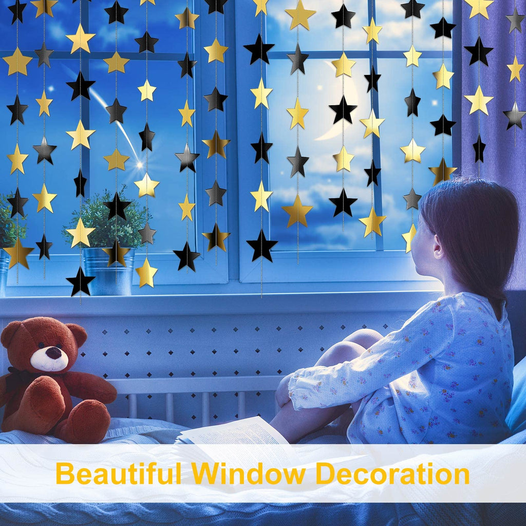 130-Foot Star Garland Banner for Parties & Event Decor