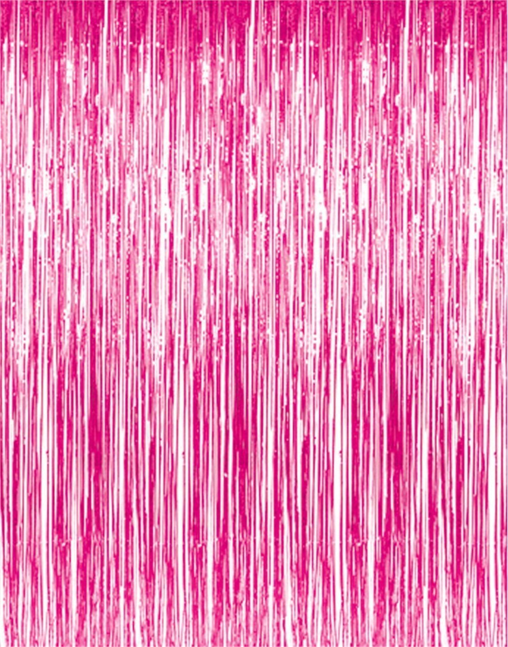 Metallic Tinsel Fringe Backdrop Curtain for Party Events