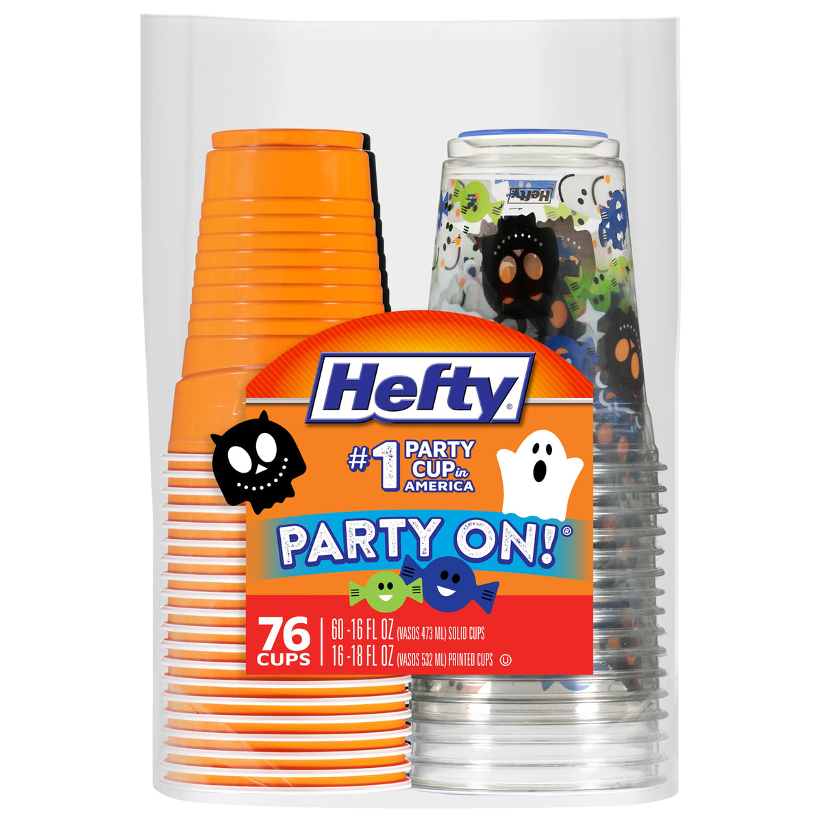 Hefty Party On Disposable Plastic Cups for Parties