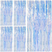 Foil Fringe Streamer Backdrop Curtain for Party Events