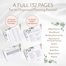Gold Undated Wedding Planner & Bridal Organizer Book