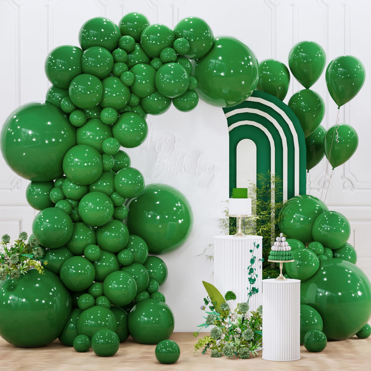 140-Piece Mixed-Size Balloon Pack for Party Decorations