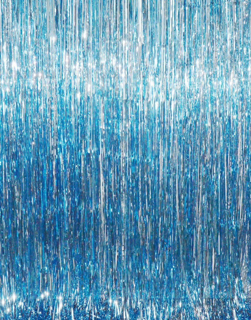 Metallic Tinsel Fringe Backdrop Curtain for Party Events