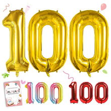 40-Inch Jumbo Foil Number Balloon for Birthday Parties