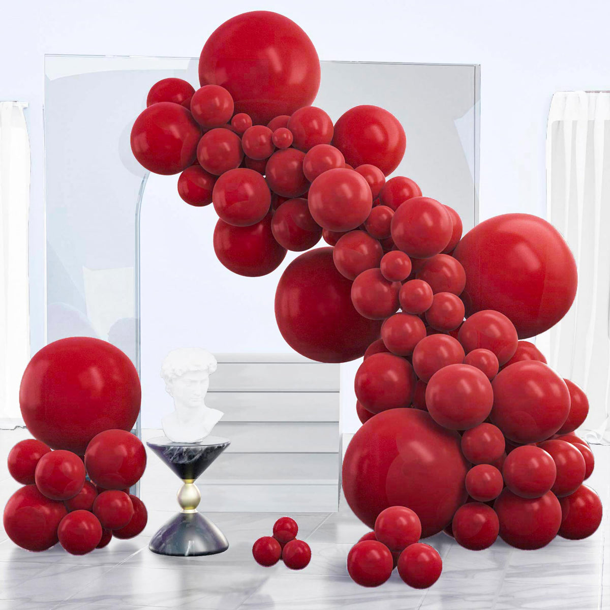 140-Piece Mixed-Size Balloon Pack for Party Decorations