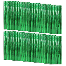 Metallic Foil Fringe Backdrop Curtain for Party Events