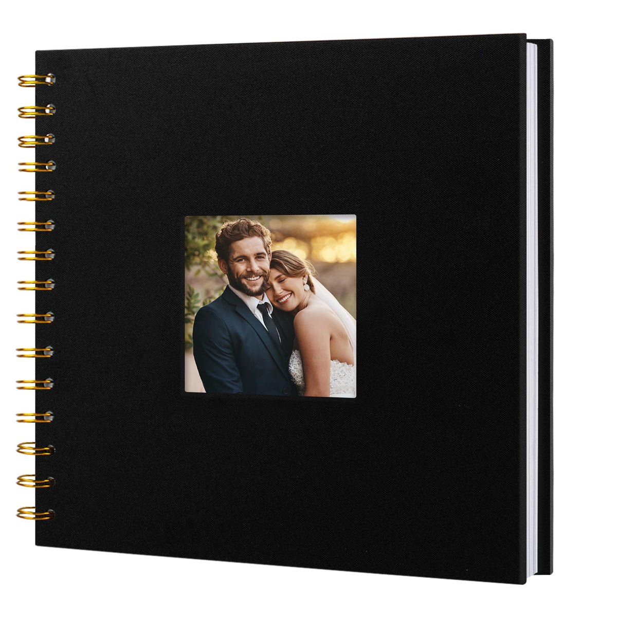 Linen Scrapbook Photo Album for Weddings & Memories