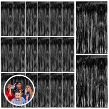 Foil Fringe Streamer Backdrop Curtain for Party Events