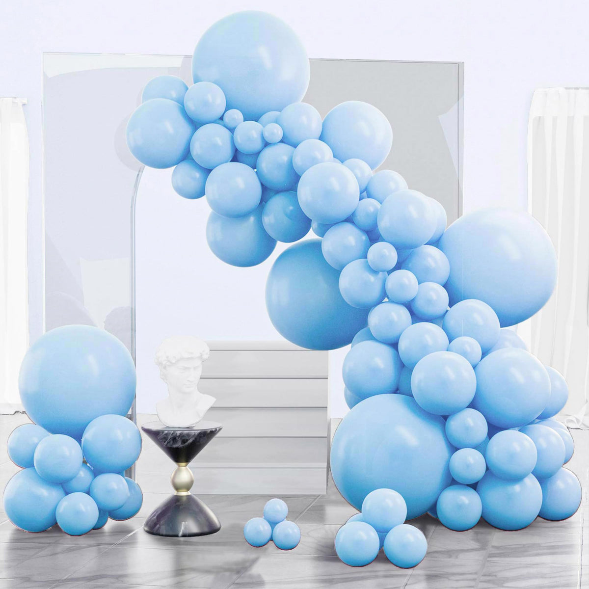 140-Piece Mixed-Size Balloon Pack for Party Decorations
