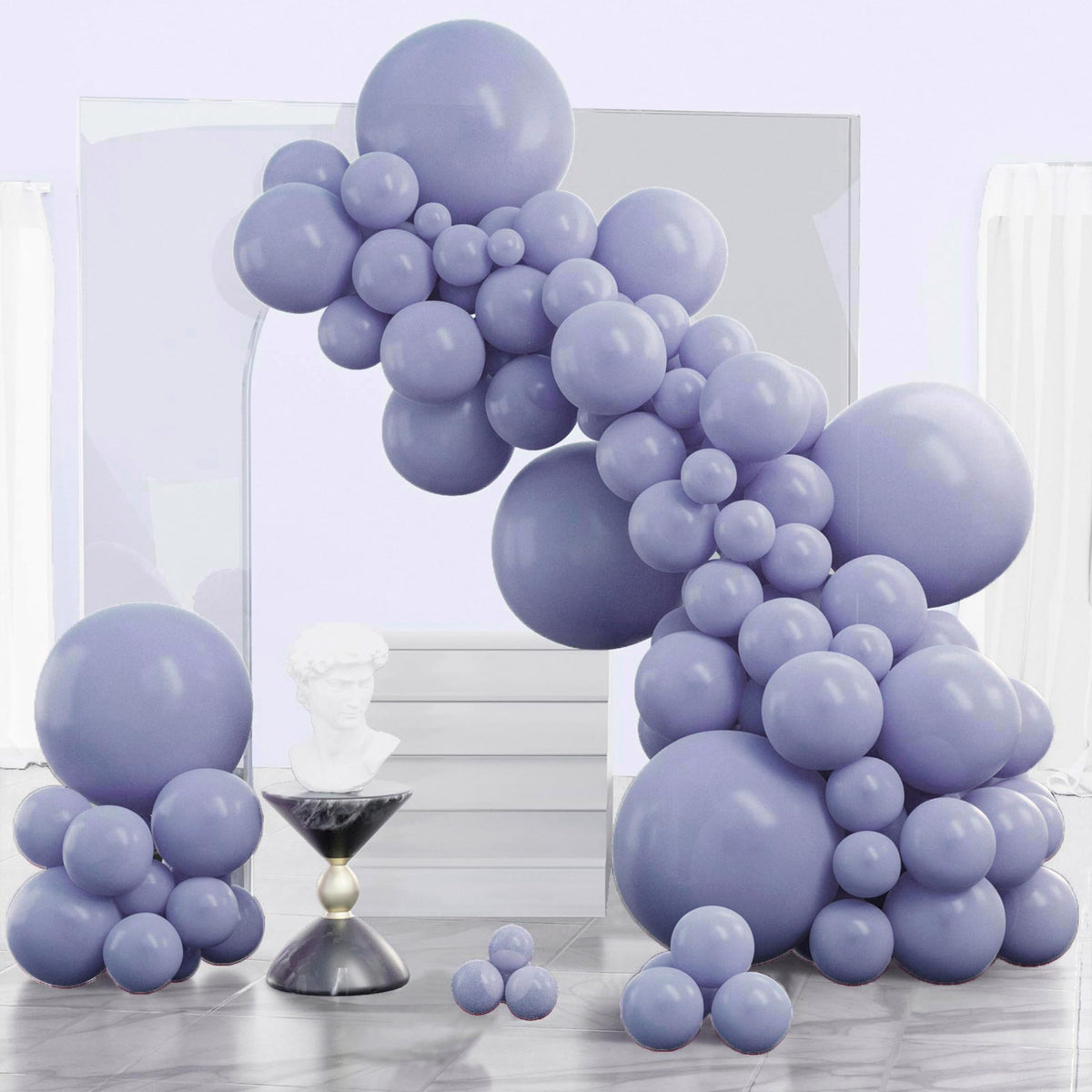 140-Piece Mixed-Size Balloon Pack for Party Decorations