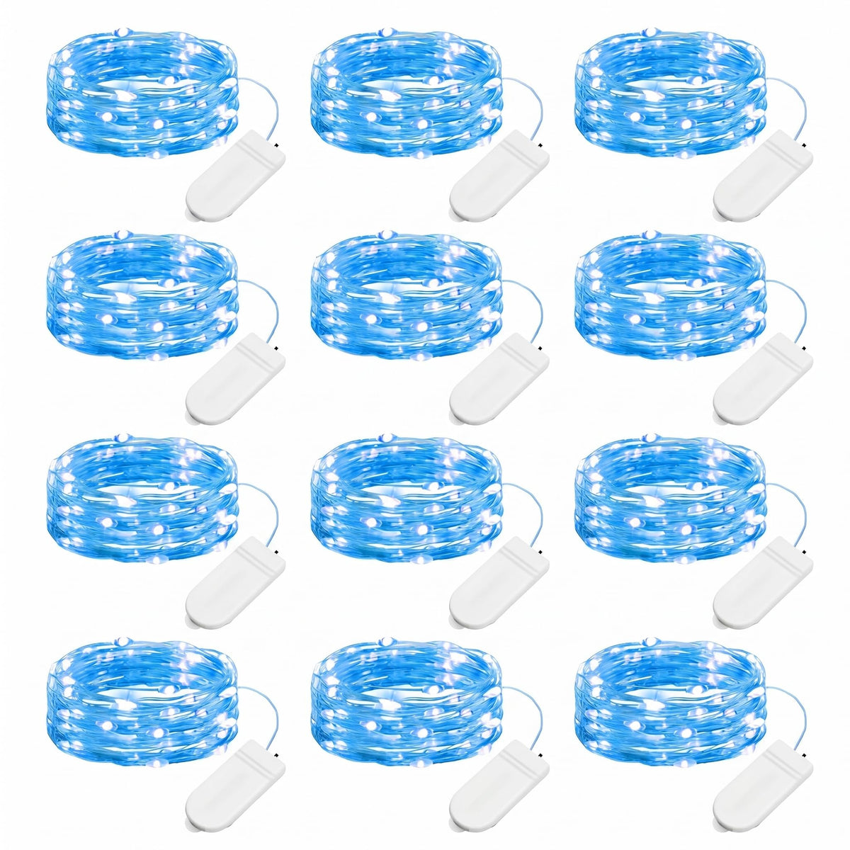 7-Foot Battery-Operated LED Fairy String Lights for Events