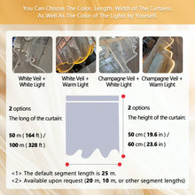 Wedding Ceiling Drapery Light Strip for Party Decor