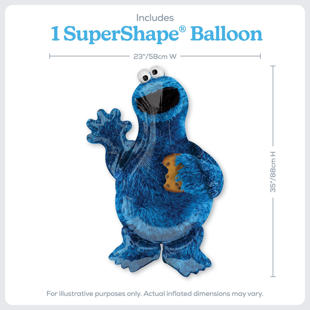 Sesame Street Elmo & Cookie Monster 2nd Birthday Balloon Set