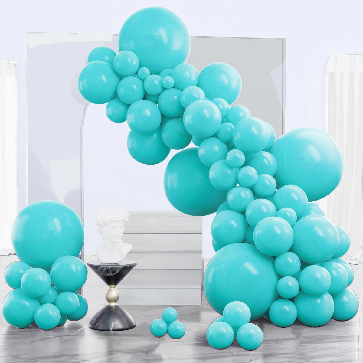 140-Piece Mixed-Size Balloon Pack for Party Decorations