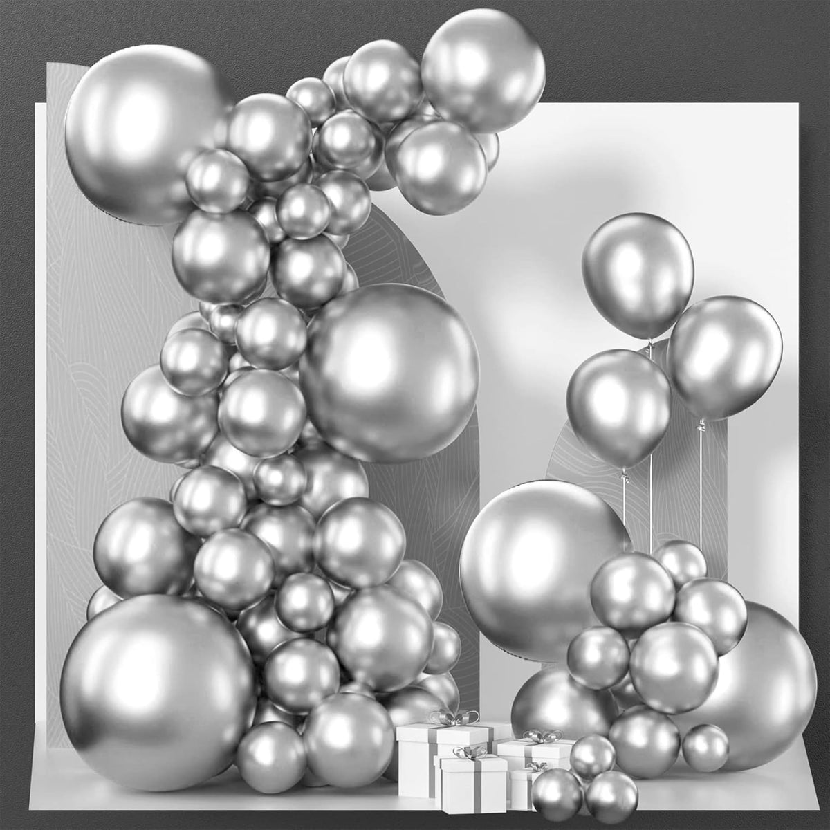140-Piece Mixed-Size Balloon Pack for Party Decorations