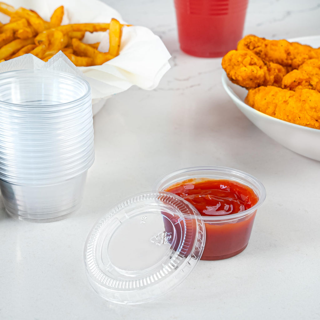 Amazon Basics Disposable Clear Plastic Cups