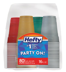 Hefty Party On Disposable Plastic Cups for Parties