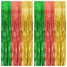Foil Fringe Streamer Backdrop Curtain for Party Events