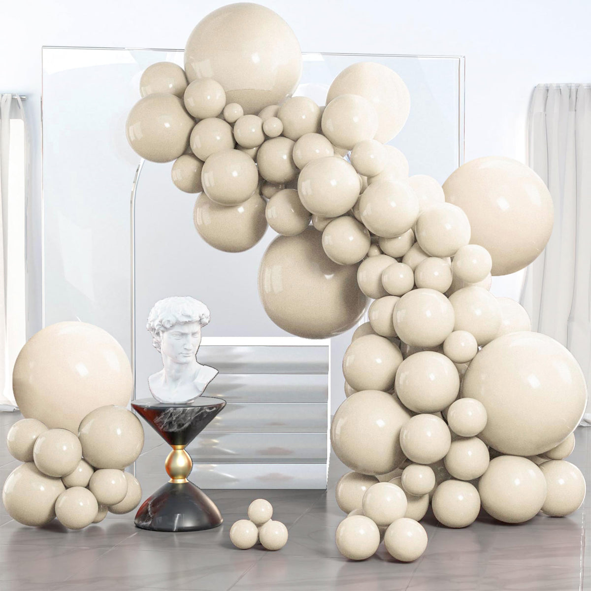 140-Piece Mixed-Size Balloon Pack for Party Decorations