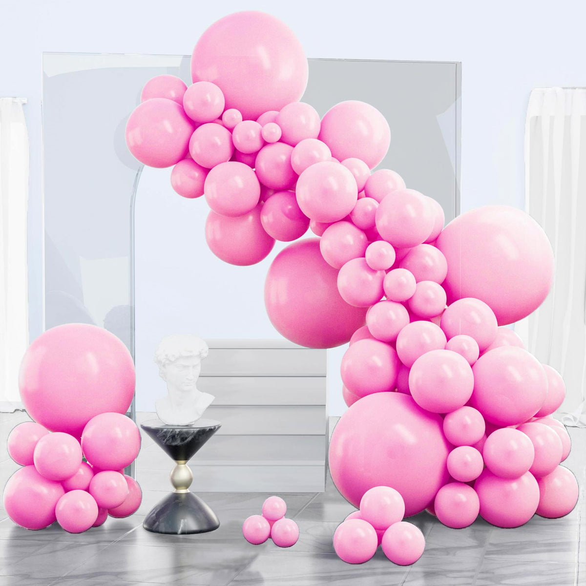 140-Piece Mixed-Size Balloon Pack for Party Decorations