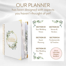 Gold Undated Wedding Planner & Bridal Organizer Book