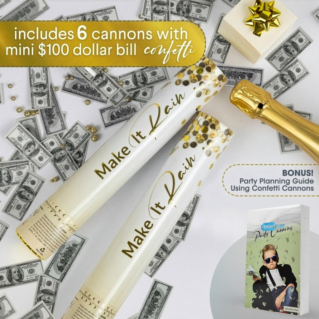 Confetti Cannon Party Poppers for Celebrations