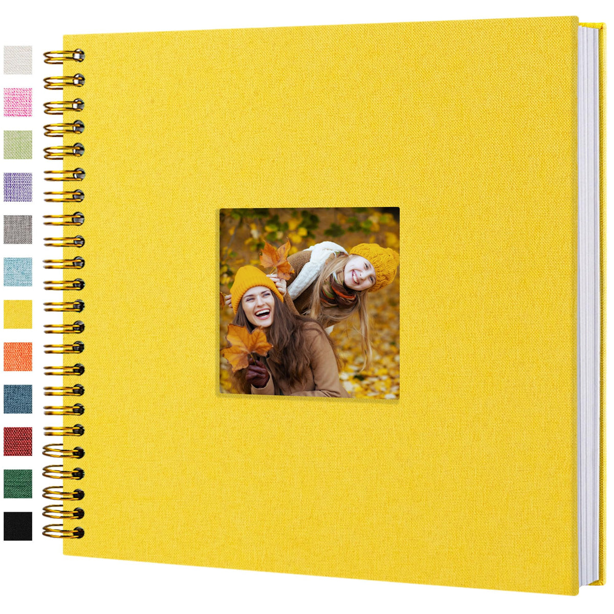 Linen Scrapbook Photo Album for Weddings & Memories