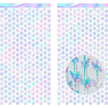 2-Pack Foil Fringe Backdrop Curtains for Party Events