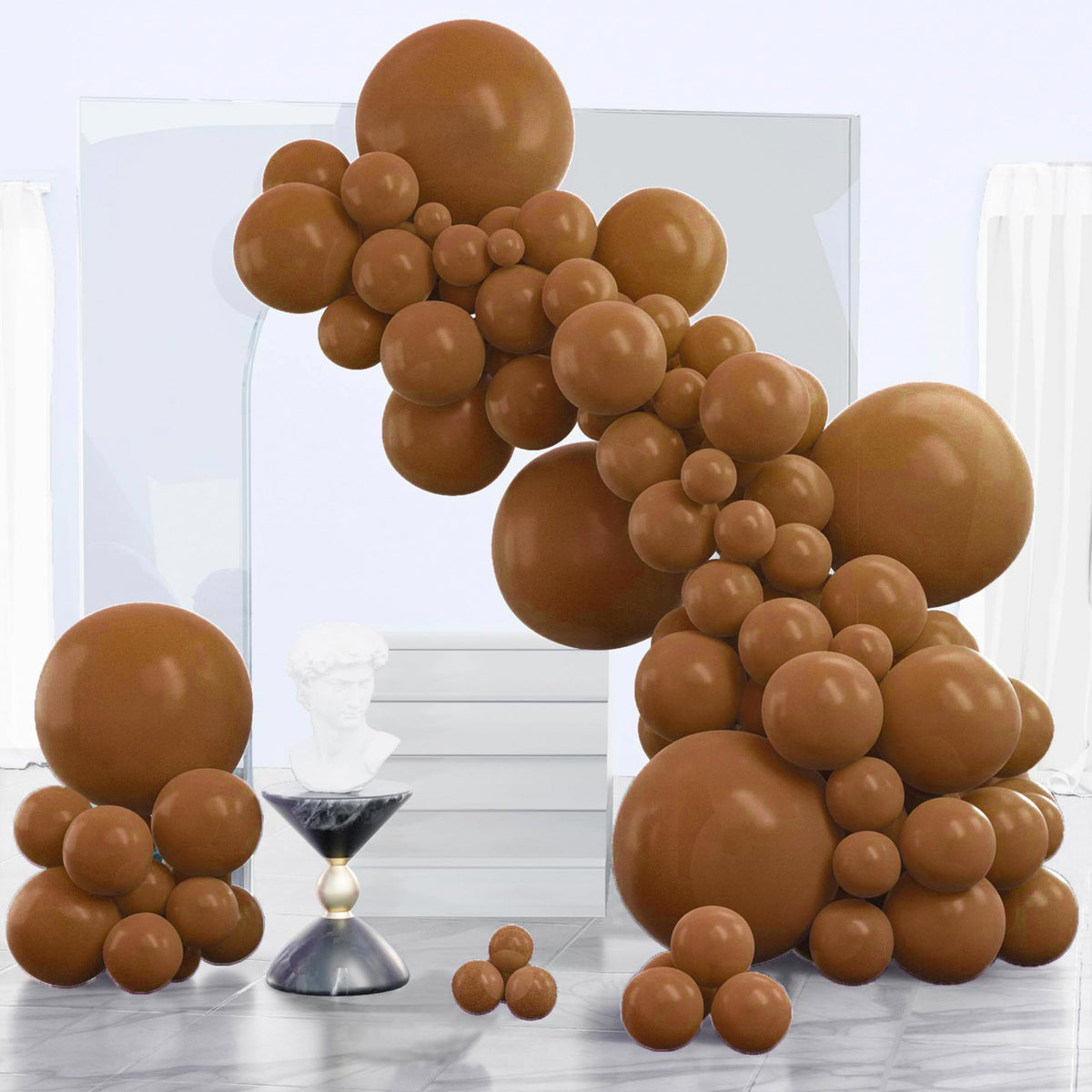 140-Piece Mixed-Size Balloon Pack for Party Decorations