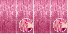 Foil Fringe Streamer Backdrop Curtain for Party Events