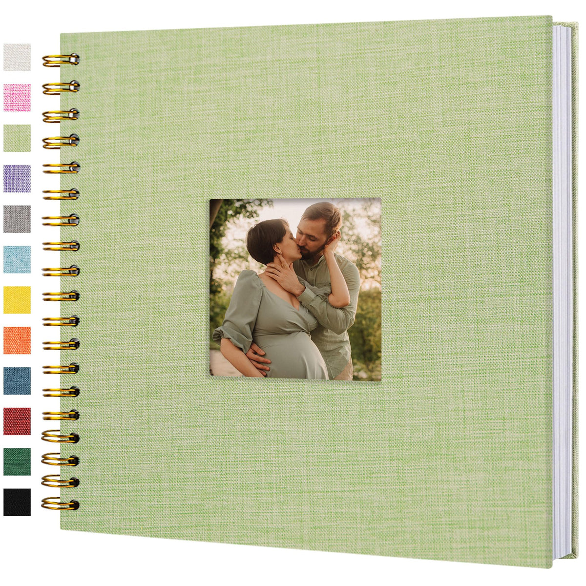 Linen Scrapbook Photo Album for Weddings & Memories