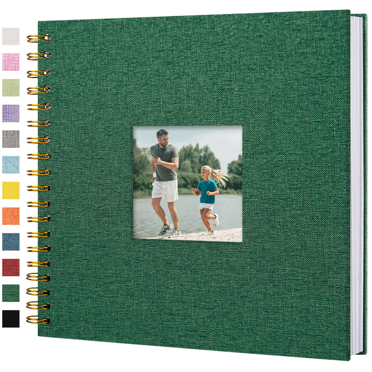Linen Scrapbook Photo Album for Weddings & Memories