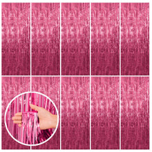 Foil Fringe Streamer Backdrop Curtain for Party Events
