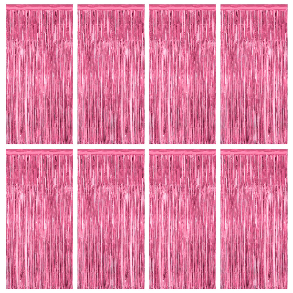 Colorful Foil Fringe Backdrop Curtain for Party Photos