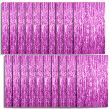 Metallic Foil Fringe Backdrop Curtain for Party Events